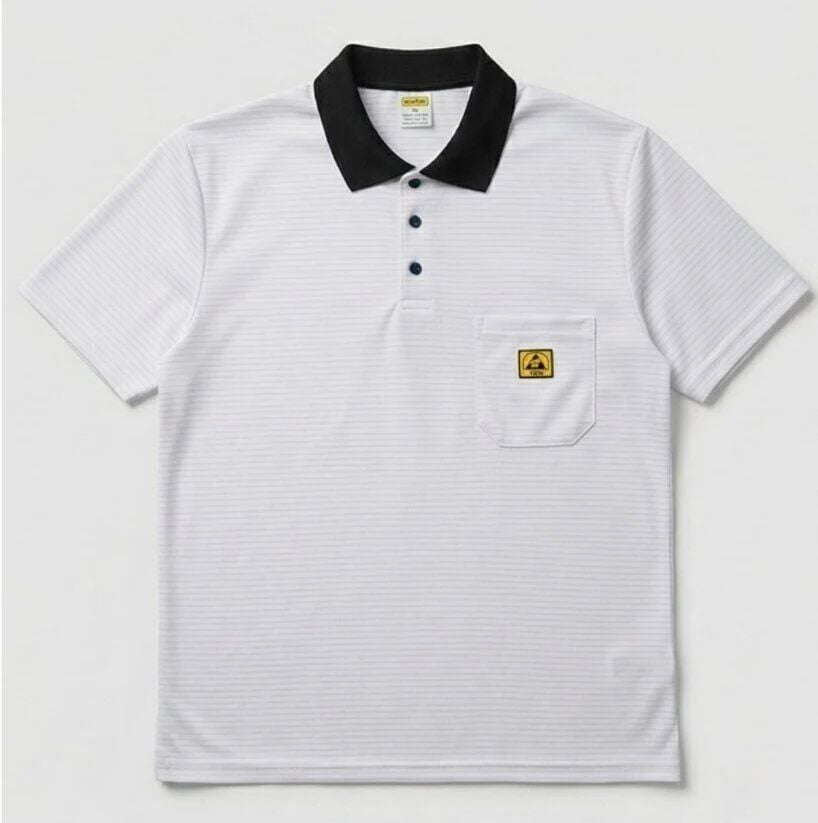 ESD T-Shirt Polo Yaka XL Beden %49 Pamuk