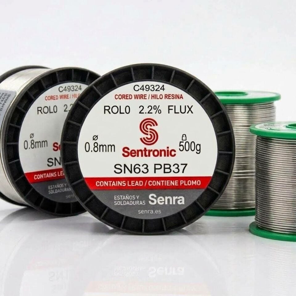 Sn63Pb37 Kurşunlu 0.8mm Lehim Teli (500g)