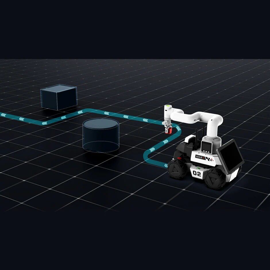 AgileX LIMO COBOT Robot Kollu ROS Eğitim Robotu