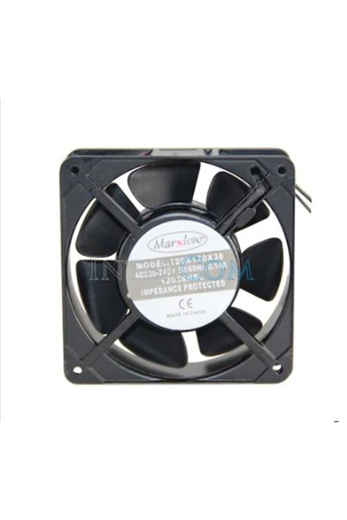 120x120x38 mm Kare Fan 220V AC - Pano Soğutma Fanı