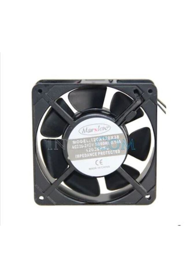 120x120x38 mm Kare Fan 220V AC - Pano Soğutma Fanı