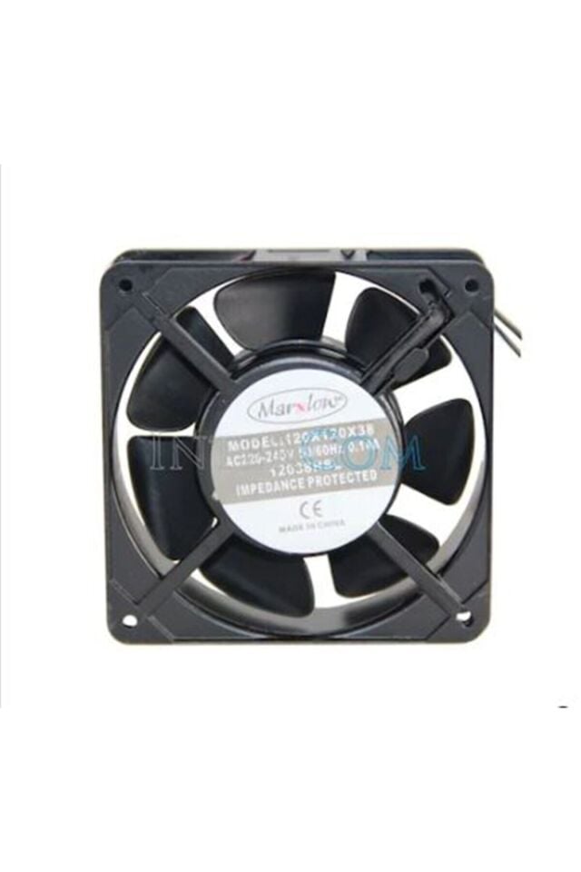 120x120x38 mm Kare Fan 220V AC - Pano Soğutma Fanı