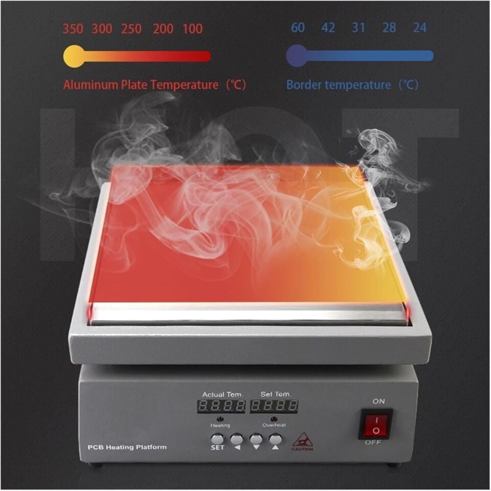 PCB Alt Isıtıcı 100x100mm